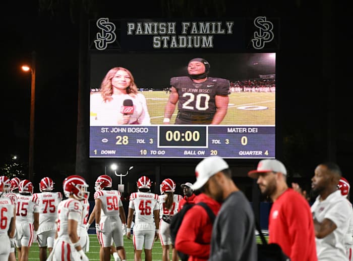 Mater Dei vs St John Bosco October 13, 2023 Photo-Heston Quan88